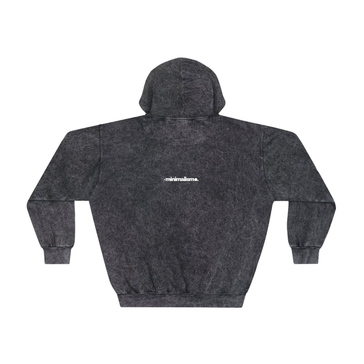 Minimalismo™ User-Centered Premium Unisex Mineral Wash Hoodie Back