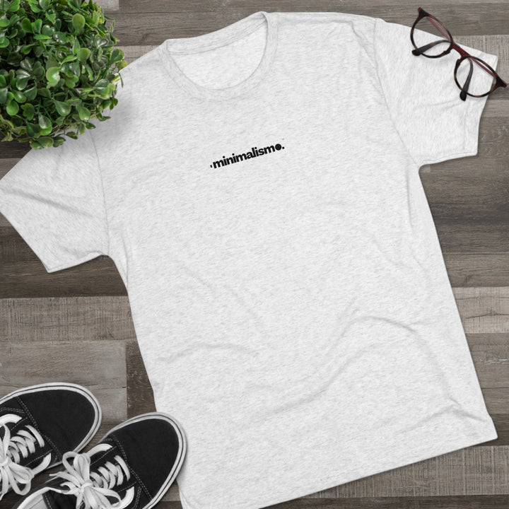 Minimalismo™ Typography | Unisex Tri-Blend Crew Tee 