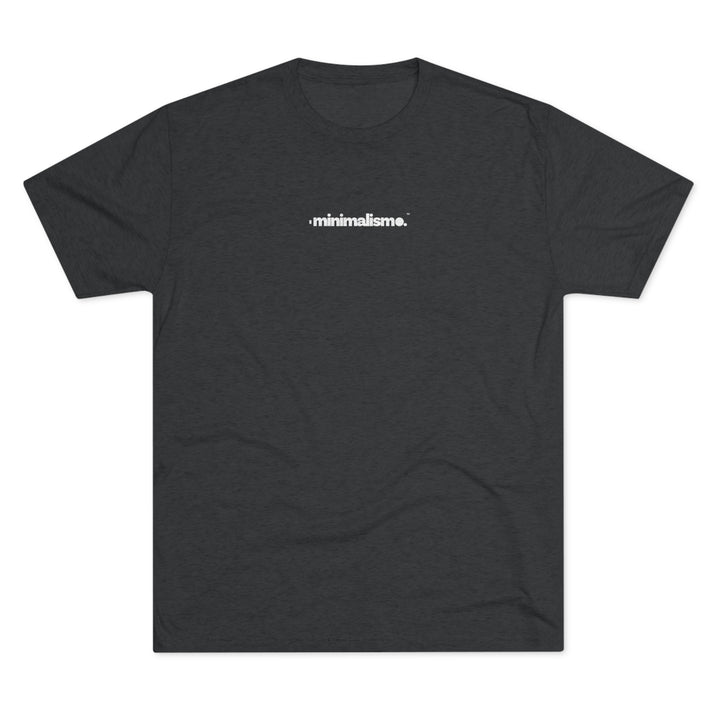 Minimalismo™ Typography | Unisex Tri-Blend Crew Tee 