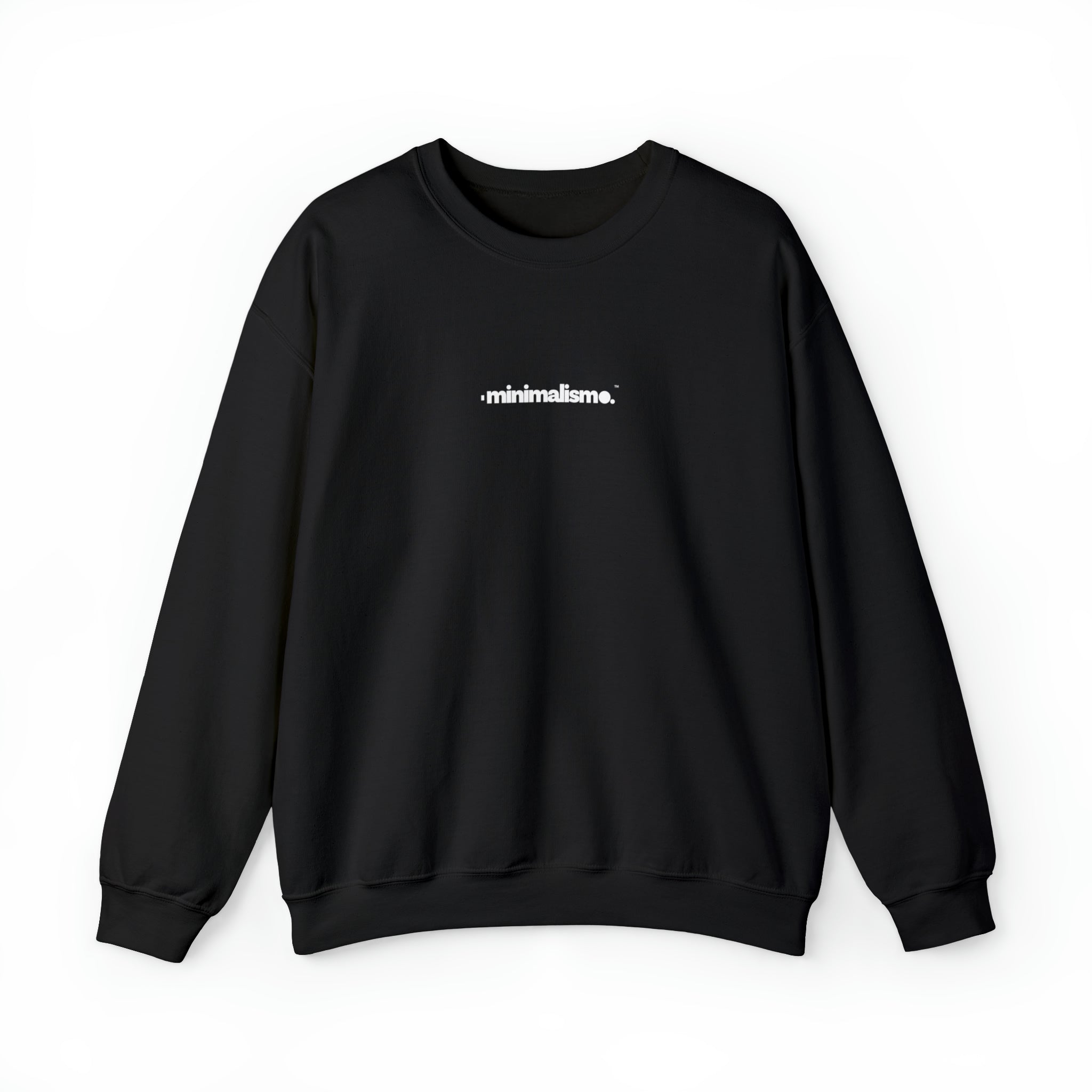 Minimalismo™ Unisex Heavy Blend Crewneck Sweatshirt  Black