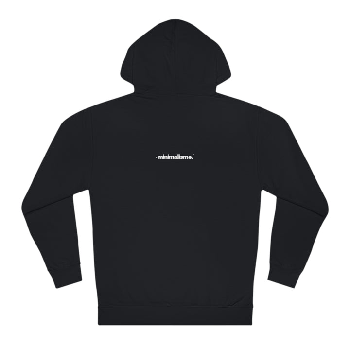 Minimalismo™ Typography Unisex Hooded Sweatshirt Back