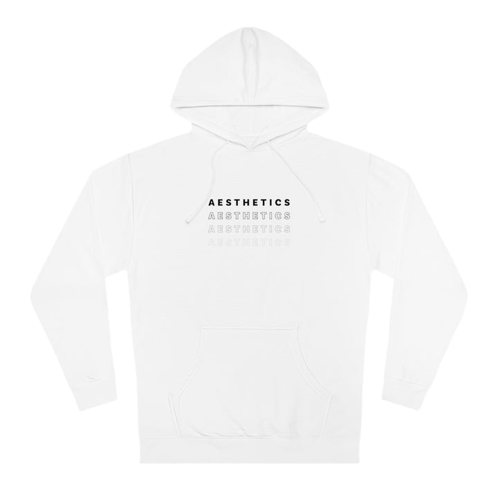 Minimalismo™ Aesthetics Unisex Hooded Sweatshirt Front