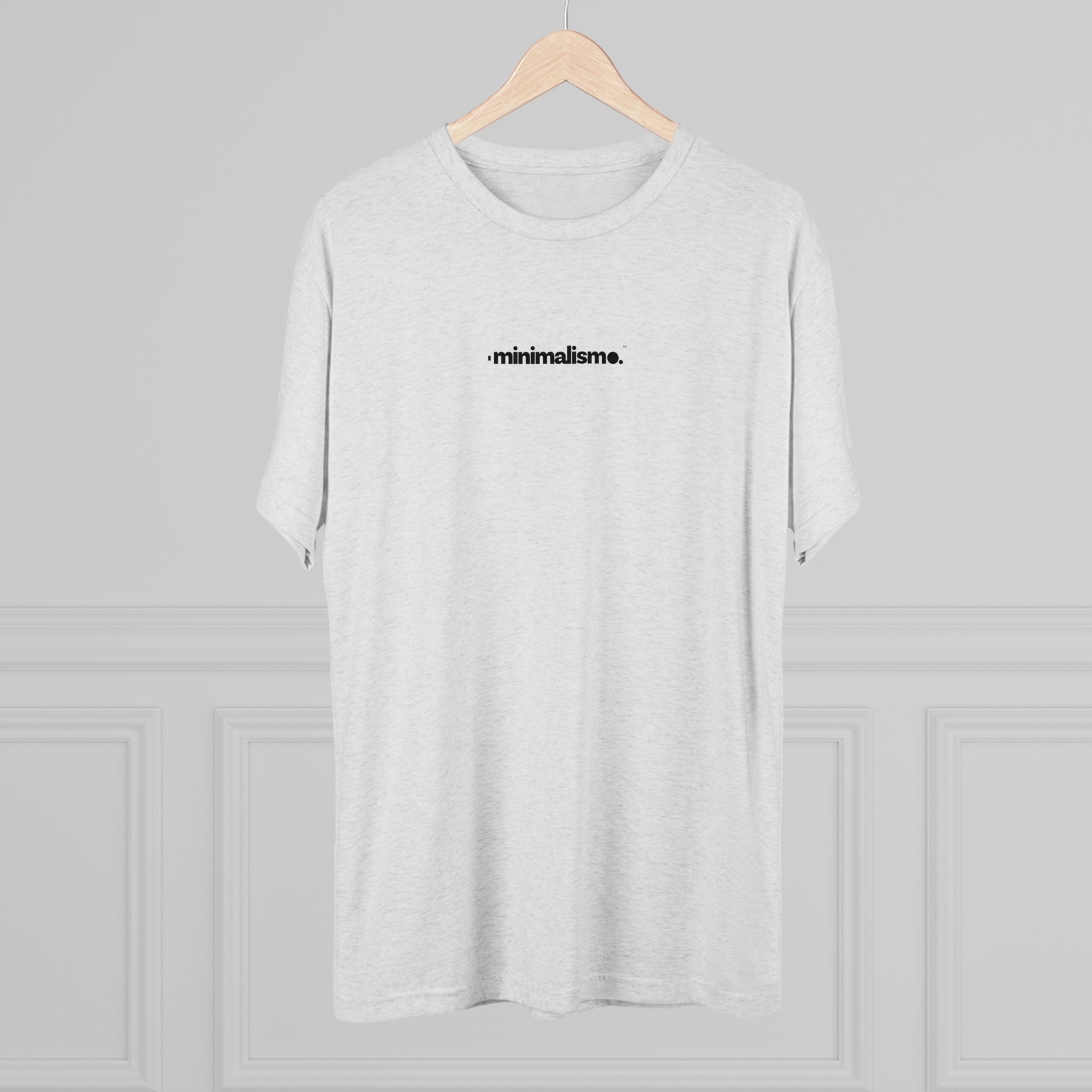 Minimalismo™ Typography | Unisex Tri-Blend Crew Tee 