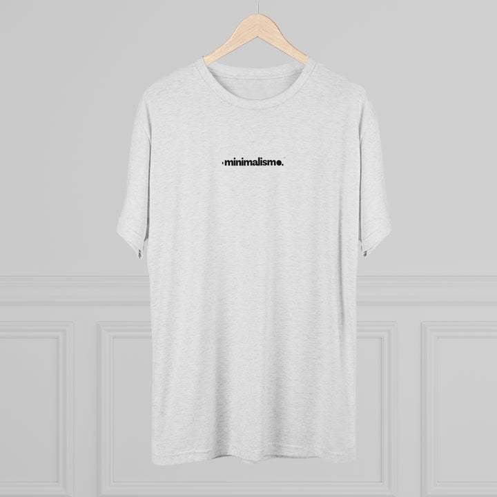 Minimalismo™ Typography | Unisex Tri-Blend Crew Tee 