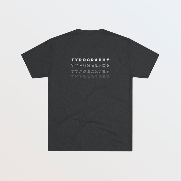 Minimalismo™ Typography | Unisex Tri-Blend Crew Tee 