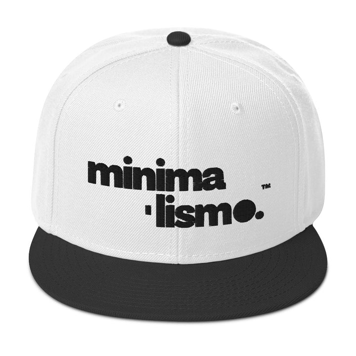 Minimalismo™ Hyphenated Snapback Hat (White)